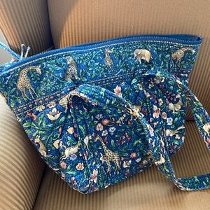 Vera Bradley Retired Animal Kingdom Shoulder Bag